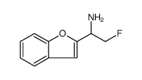 2-Benzofuranmethanamine, α-(fluoromethyl)- Structure