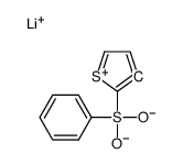 lithium,2-(benzenesulfonyl)-3H-thiophen-3-ide结构式