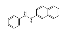 N-2-naphthyl-N'-phenylhydrazine结构式