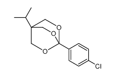 4-(4-chlorophenyl)-1-propan-2-yl-3,5,8-trioxabicyclo[2.2.2]octane Structure