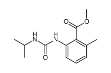 2-(3-Isopropyl-ureido)-6-methyl-benzoic acid methyl ester Structure