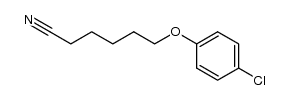 6-(4-chlorophenoxy)hexanenitrile Structure