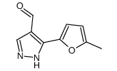 3-(5-METHYL-2-FURYL)-1H-PYRAZOLE-4-CARBALDEHYDE structure