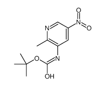 tert-Butyl (2-Methyl-5-nitropyridin-3-yl)carbamate picture