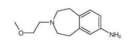 3-(2-methoxyethyl)-1,2,4,5-tetrahydro-3-benzazepin-7-amine Structure