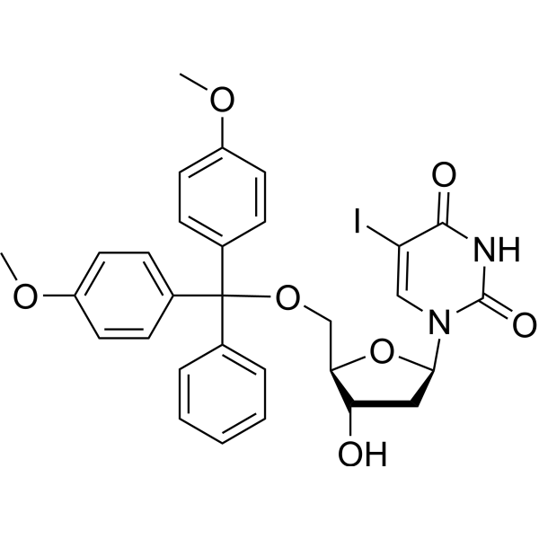 5'-DMT-5-I-2'-dU Structure