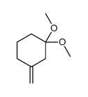 Cyclohexane, 1,1-dimethoxy-3-methylene Structure