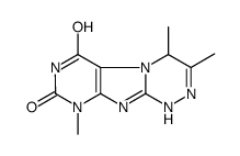 3,4,9-trimethyl-1,4-dihydro-[1,2,4]triazino[3,4-f]purine-6,8(7H,9H)-dione结构式