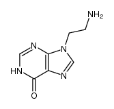 9-(β-Aminoethyl)hypoxanthine Structure