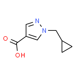 1-(Cyclopropylmethyl)-1H-pyrazole-4-carboxylic acid structure