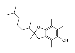 2,4,6,7-tetramethyl-2-(6-methylheptan-2-yl)-3H-1-benzofuran-5-ol Structure