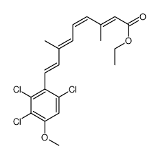 ethyl (2Z,4Z,6Z,8Z)-3,7-dimethyl-9-(2,3,6-trichloro-4-methoxyphenyl)nona-2,4,6,8-tetraenoate结构式