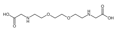 2-[2-[2-[2-(carboxymethylamino)ethoxy]ethoxy]ethylamino]acetic acid结构式