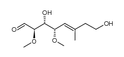 (2R,3R,4S,E)-3,8-dihydroxy-2,4-dimethoxy-6-methyloct-5-enal Structure