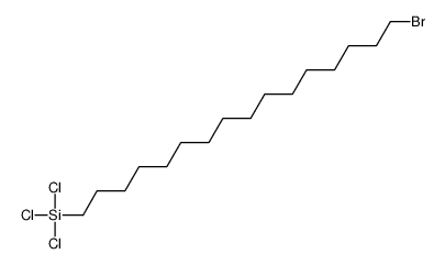 16-bromohexadecyl(trichloro)silane Structure