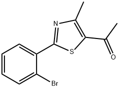 1-[2-(2-bromophenyl)-4-methyl-1,3-thiazol-5-yl]ethan-1-one picture