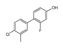 4-(4-chloro-3-methylphenyl)-3-fluorophenol结构式