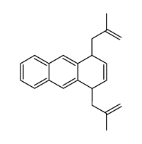 1,4-bis(2-methylallyl)-1,4-dihydroanthracene结构式