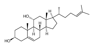 cholesta-5,24-diene-3β,11α-diol Structure