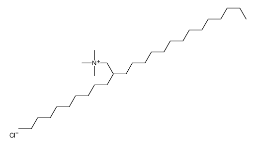 2-decylhexadecyl(trimethyl)azanium,chloride Structure