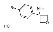 3-(4-Bromophenyl)oxetan-3-amine hydrochloride, 1-(3-Aminooxetan-3-yl)-4-bromobenzene hydrochloride picture