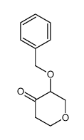 (SR)-3-Benzyloxy-3,4,5,6-tetrahydro-2H-pyran-4-one structure