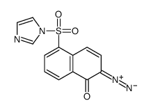 2-diazonio-5-imidazol-1-ylsulfonylnaphthalen-1-olate Structure