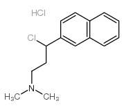 3-chloro-n,n-dimethyl-3-(naphthalen-2-yl)propan-1-amine hydrochloride Structure