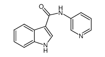 1H-indole-3-carboxylic acid pyridin-3-ylamide结构式