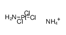 ammonium amminetrichloroplatinate(II)结构式