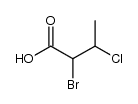 2-Brom-3-chlor-buttersaeure结构式