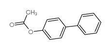 [1,1'-Biphenyl]-4-ol,4-acetate Structure