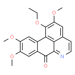 1-Ethoxy-2,9,10-trimethoxy-7H-dibenzo[de,g]quinolin-7-one structure