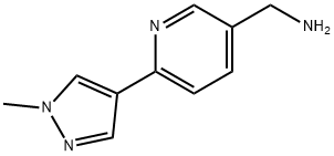 6-(1-methyl-1h-pyrazol-4-yl)pyridin-3-yl]methanamine Structure