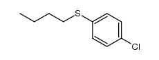 n-butyl(4-Chlorophenyl) sulfane结构式