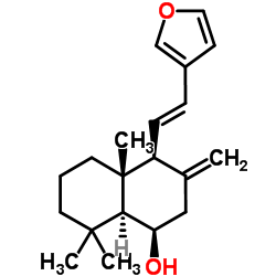 滇姜花素 A结构式