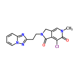 2-(2-([1,2,4]triazolo[1,5-a]pyridin-2-yl)ethyl)-7-chloro-5-methyl-2,3-dihydro-1H-pyrrolo[3,4-c]pyridine-1,6(5H)-dione Structure