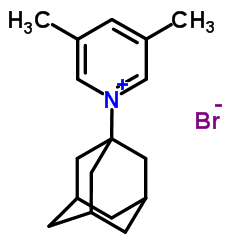 1-(Adamantan-1-yl)-3,5-dimethylpyridinium bromide Structure