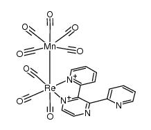 [(CO)5MnRe(CO)3(2,3-bis(2-pyridyl)pyrazine)]结构式