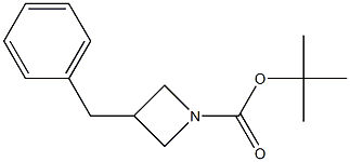 3-苄基氮杂环丁烷-1-甲酸叔丁酯结构式