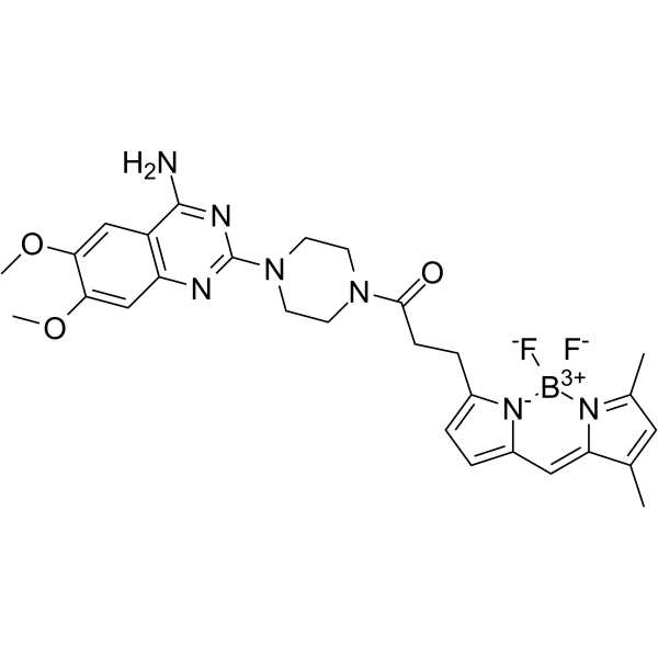 BODIPY FL prazosin结构式