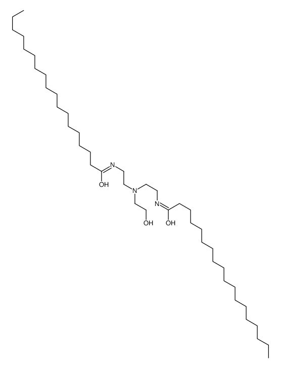 N-[2-[2-hydroxyethyl-[2-(octadecanoylamino)ethyl]amino]ethyl]octadecanamide Structure