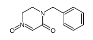 4-benzyl-1-oxido-2,3-dihydropyrazin-1-ium-5-one结构式