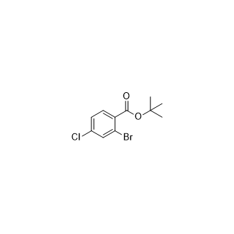 tert-Butyl 2-bromo-4-chlorobenzoate structure