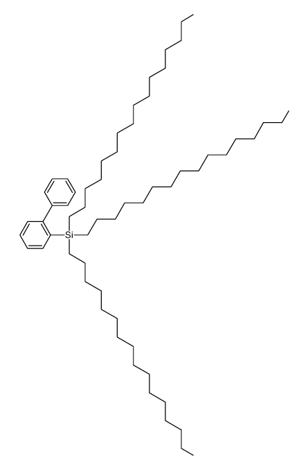 biphenyl-2-yl-trihexadecyl-silane Structure