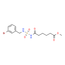 6-((N-(3-溴苄基)氨磺酰基)氨基)-6-氧代己酸甲酯图片