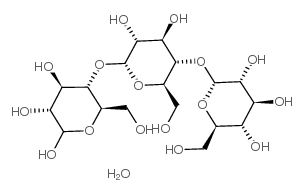 麦芽三糖,水合结构式