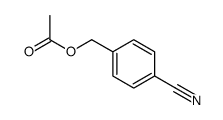 (4-cyanophenyl)methyl acetate Structure