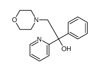 2-(4-MORPHOLINYL)-1-PHENYL-1-(2-PYRIDINYL)ETHANOL structure