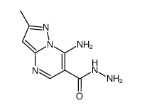 7-amino-2-methylpyrazolo[1,5-a]pyrimidine-6-carboxylic acid hydrazide Structure